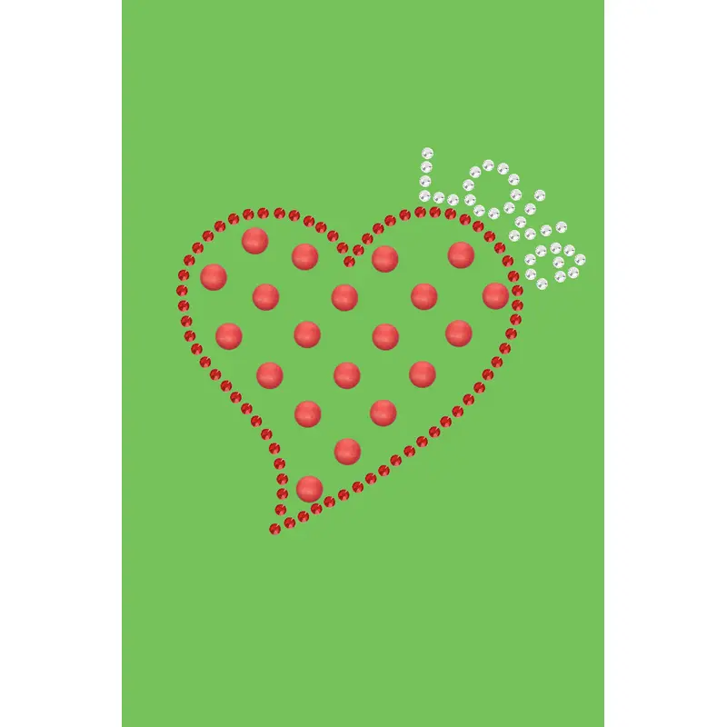 Small Love Polka Dot Heart - Bandanna