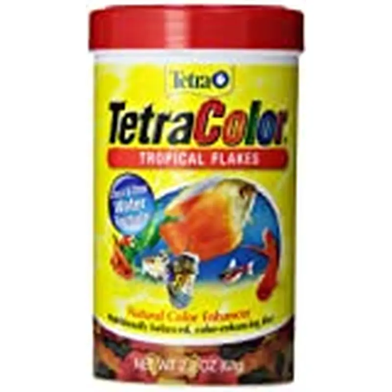 Tetra Tropical Color Flakes 2.2 Ounces  Clear Water Advanced formula