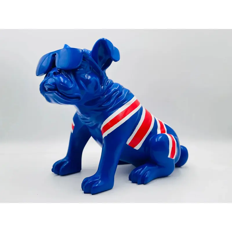British Lover Bulldog Statue
