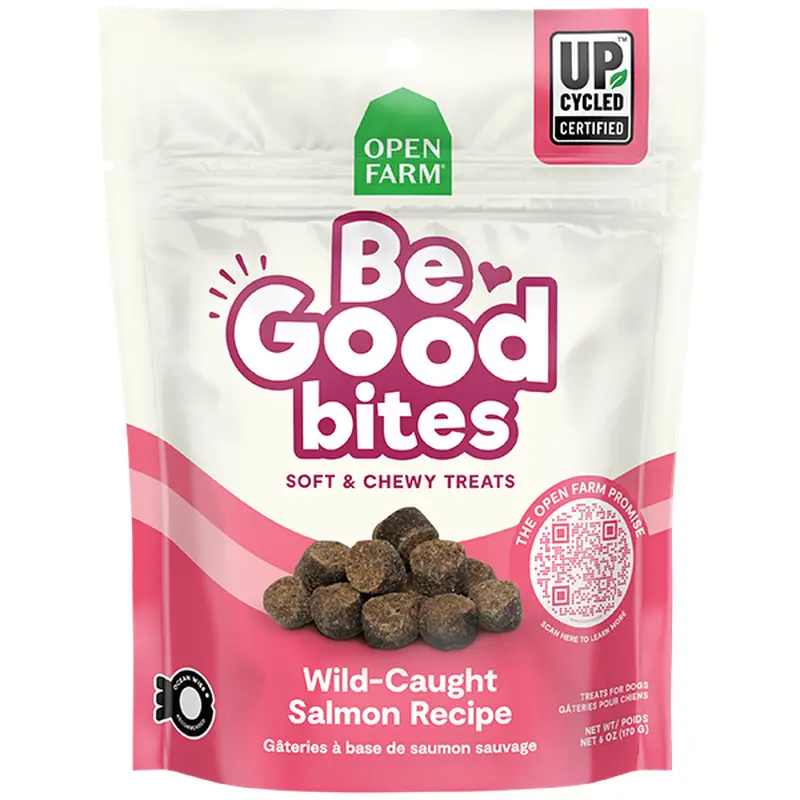 Open Farm Dog Treats Be Good Bites Wild-Caught Salmon 6 oz