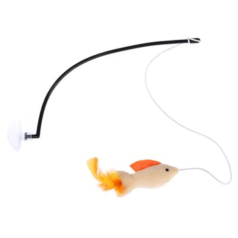 TIAKI Fish Dangler Cat Toy with Suction Cup - 1 Dangler Toy