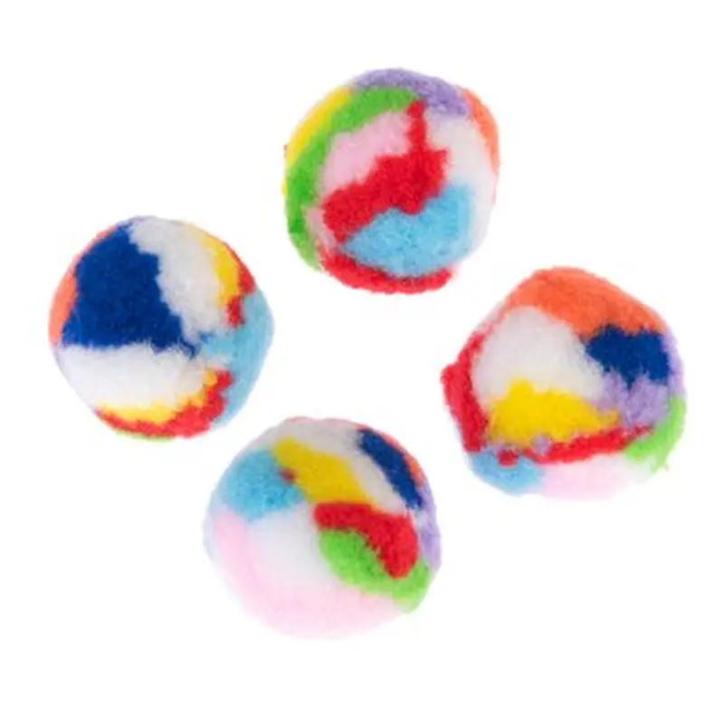TIAKI cat toy set fluffy balls - set of 4