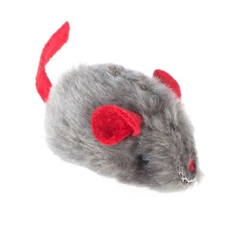 Toy Mouse with Microchip Squeak and Catnip - 1 Mouse