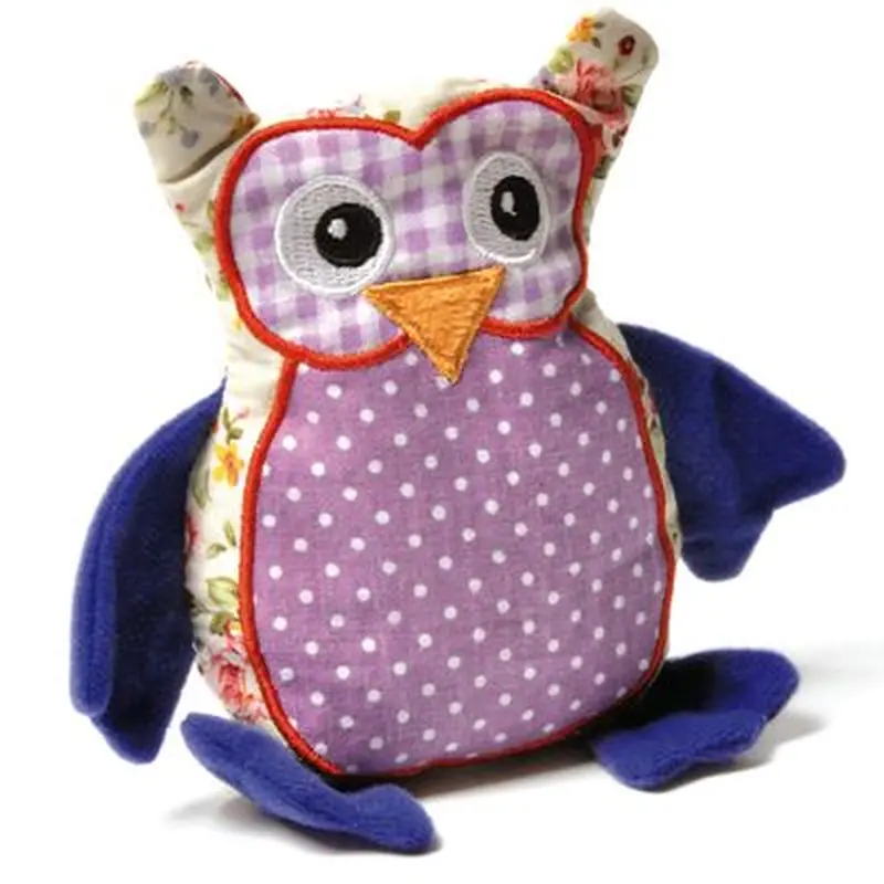 Aumller Patchwork Owl Cat Toy with Valerian - 1 owl toy