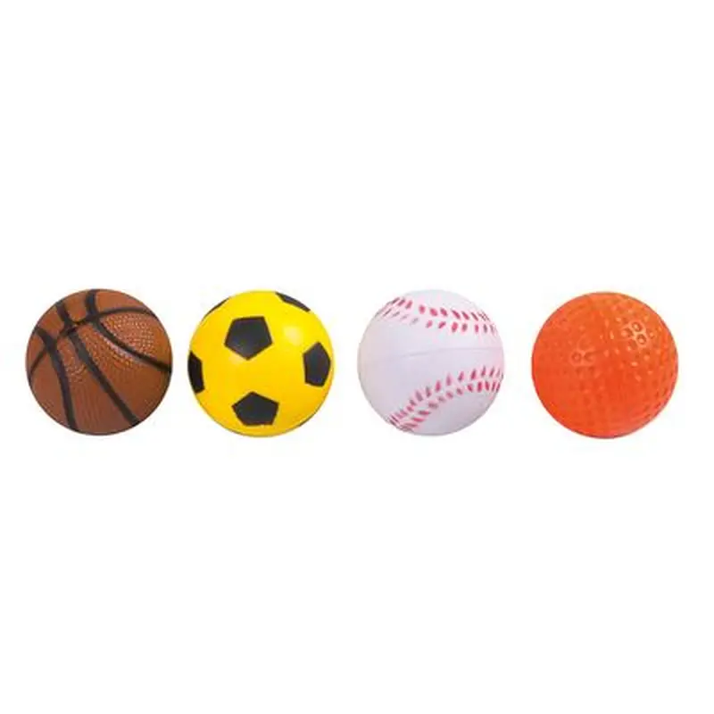 Karlie Cat Toy Sponge Rubber Ball - 4 piece