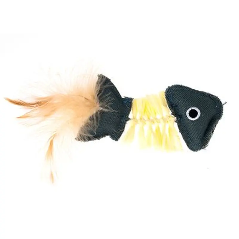 Modern Living Canvas Fish Cat Toy - 1 Toy