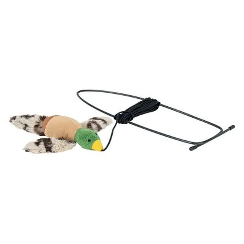 Trixie Cat Toy Bird for Door Frames - 13 cm / 175 cm