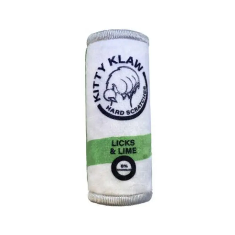 Huxley & Kent Kittybelles Kitty Klaw Plush Booze Cat Toy - Licks & Lime