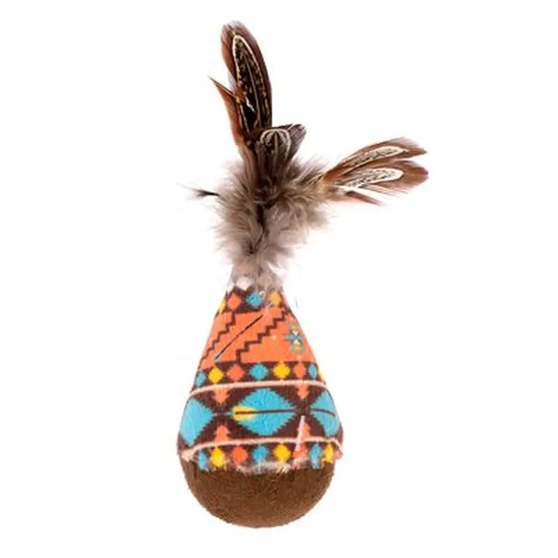 Modern Living Tumbler with feathers Cuzco - 1 Toy