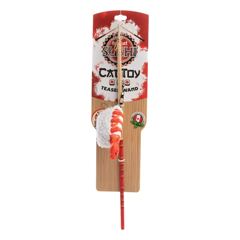 fabcat Sushi Teaser Cat Toy