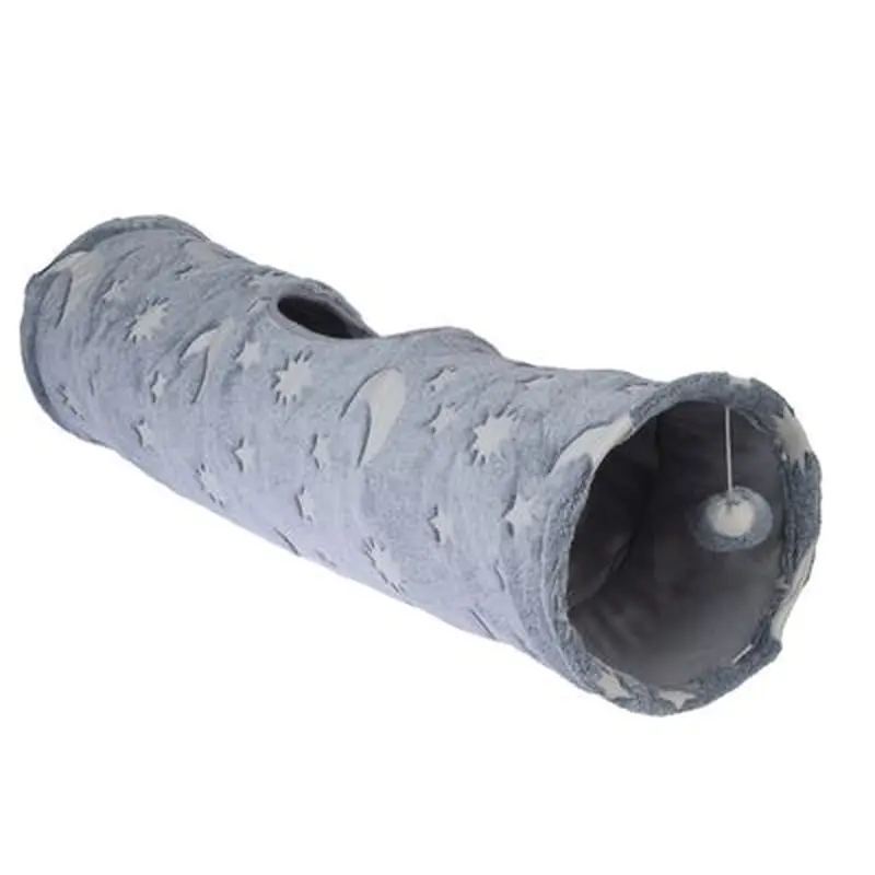 TIAKI Glow-in-the-Dark Star Cat Tunnel - diameter 25 x (L) 100 cm