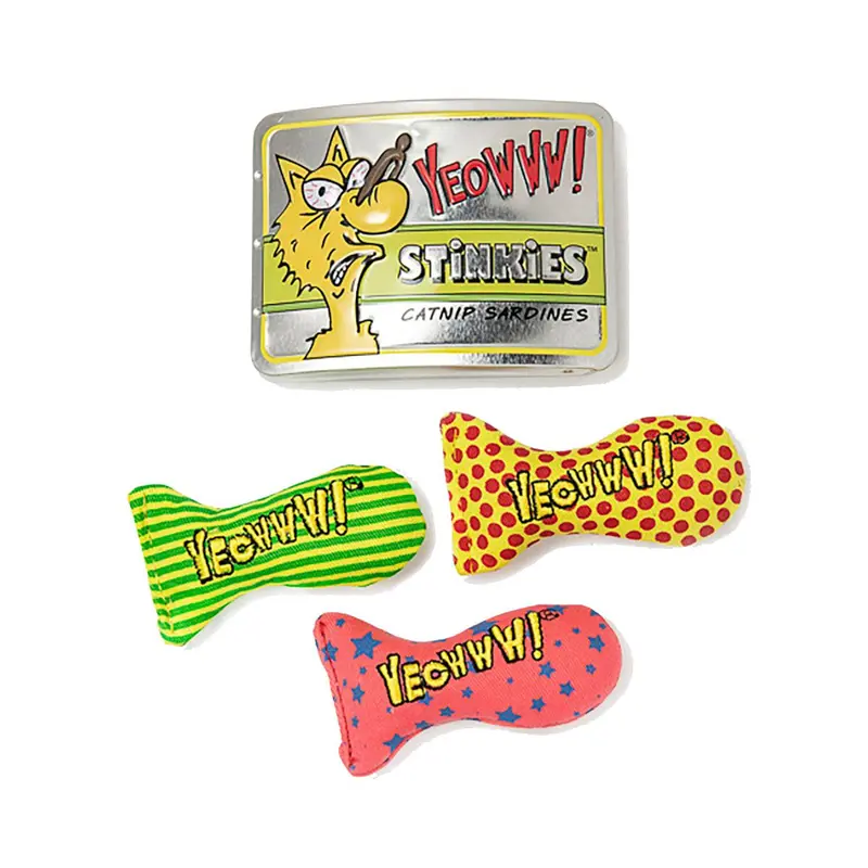 Yeowww! Catnip Cat Toy - Tin of Stinkies