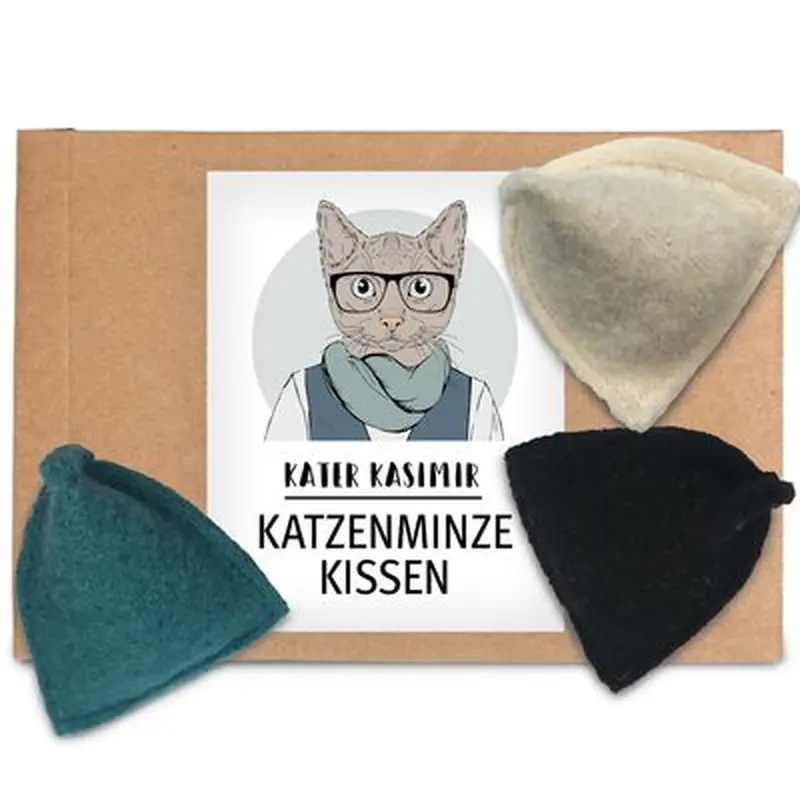 Cat Casimir Catnip Pillow - set of 3