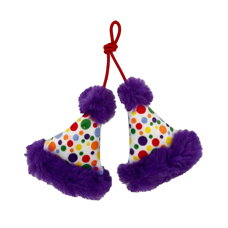 Huxley & Kent Kittybelles Strings Plush Cat Toy - Party Hats