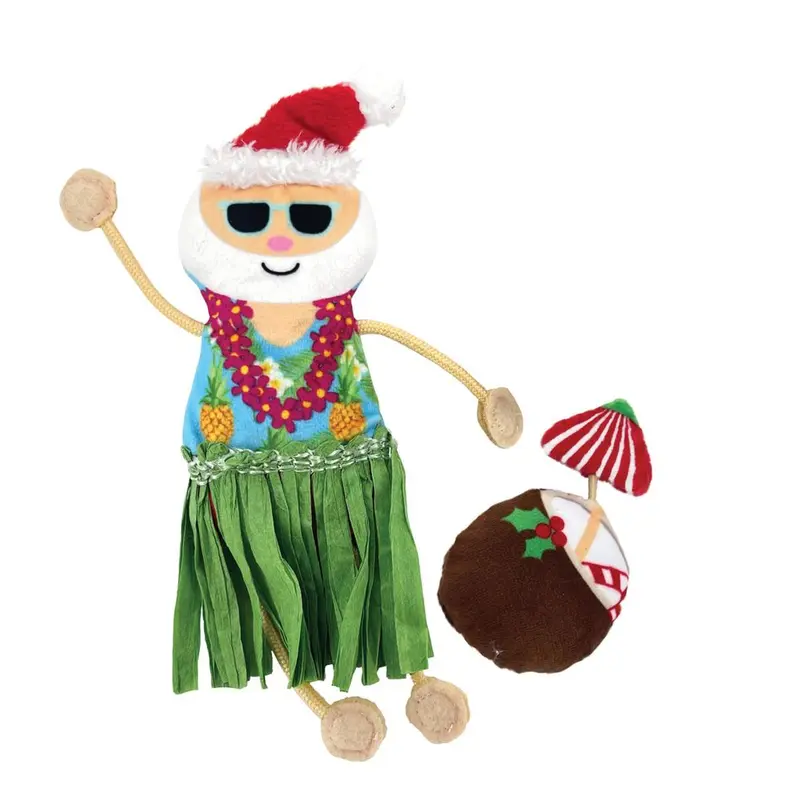 KONG Holiday Tropics Cat Toy - Santa