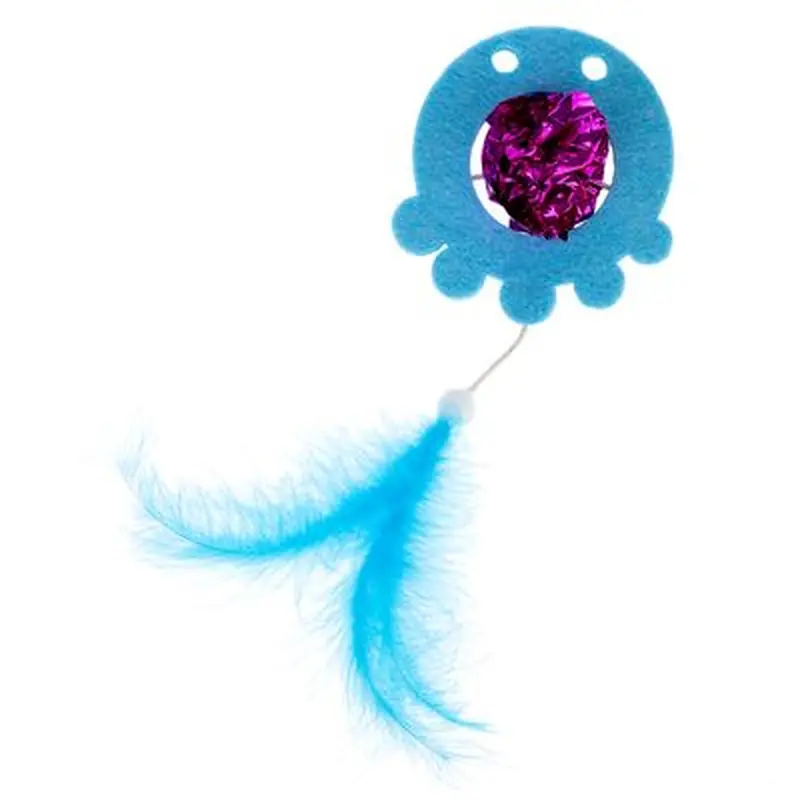 TIAKI cat toy octopus with feather - 1 Toy