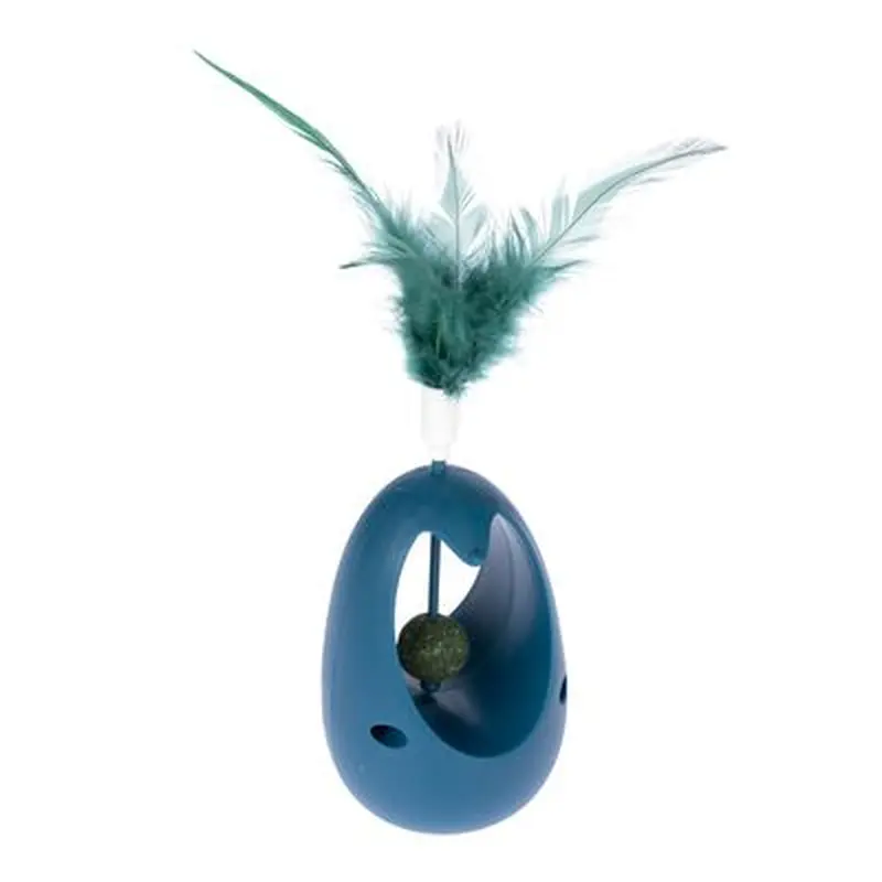 TIAKI Catnip Tumbler with Feathers - 1 Toy