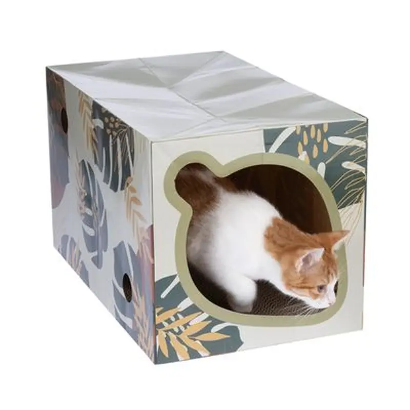 TIAKI Nature Leaf Tunnel for Cats - 40 x 30 x 30 cm (L x W x H)
