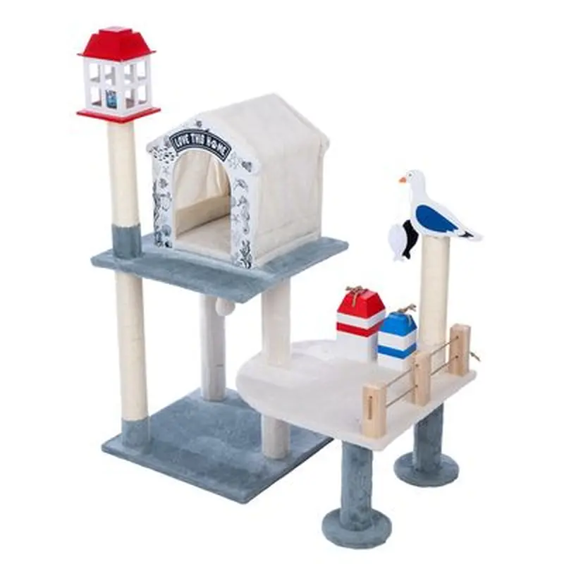 TIAKI Sea Port Cat Tree - 83 x 45 x 110 cm (L x W x H)