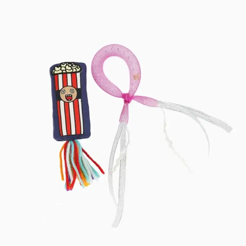 HugSmart Kitten Party Cat Toy - Popcorn