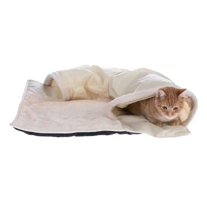 TIAKI Beige Tunnel Mat - approx. 68 x 68 x 20 cm (L x W x H)