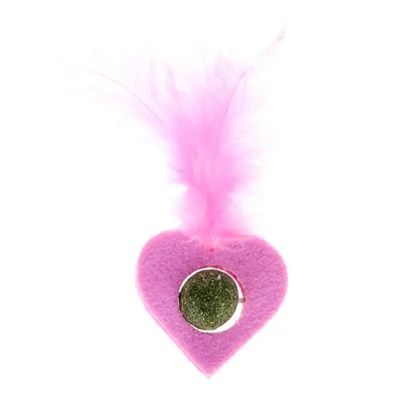 TIAKI catnip heart with feather - 1 Toy