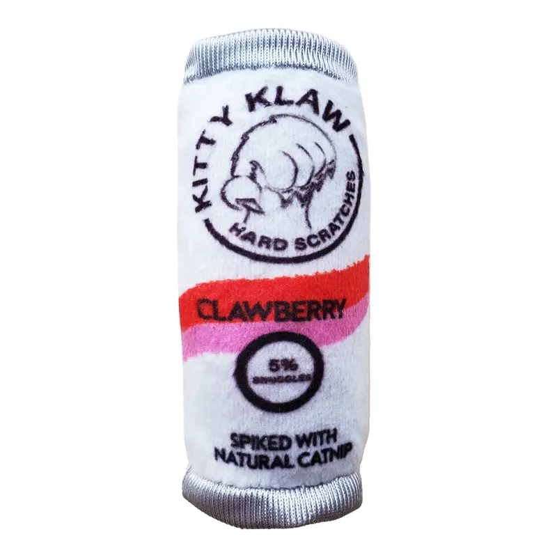 Huxley & Kent Kittybelles Kitty Klaw Plush Booze Cat Toy - Clawberry