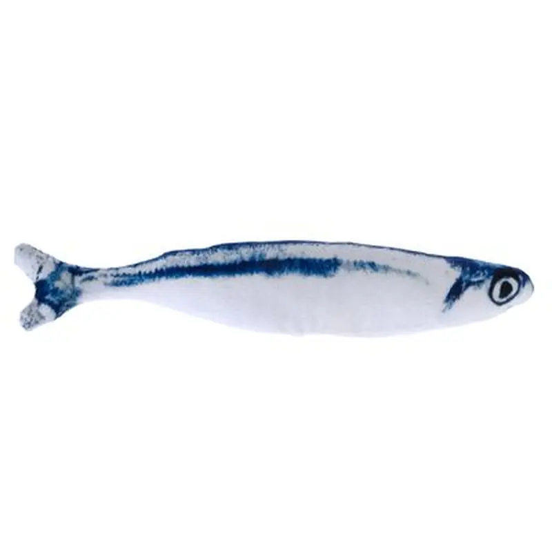 TIAKI Catnip Sardine Cat Toy - 20 x 4.5 x 3cm (L x W x H)