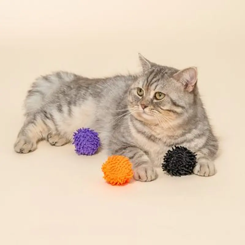 TIAKI Set 3 Halloween Catnip Moppy Balls -  3-Ball Set