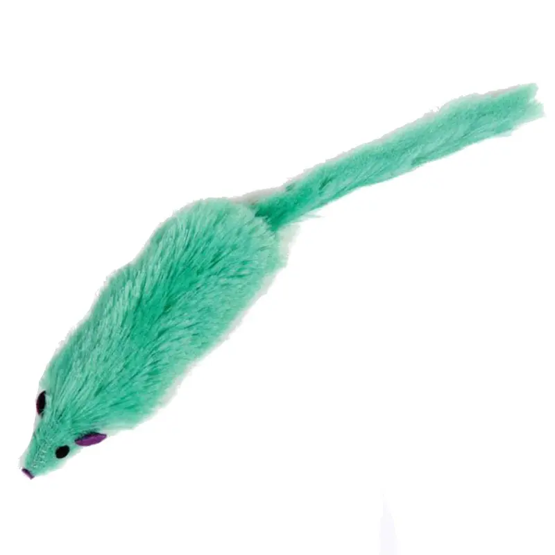 Pet Park Blvd Plush Mouse Kicker Cat Toy - Green