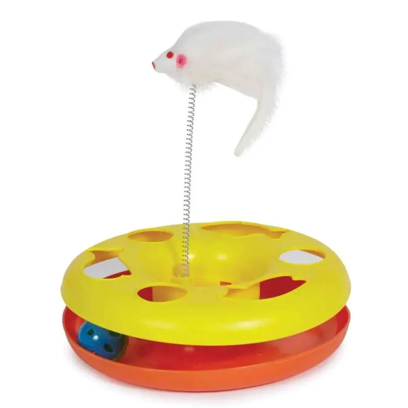 Scruffy's Mouse & Ball Play Ring Cat Toy