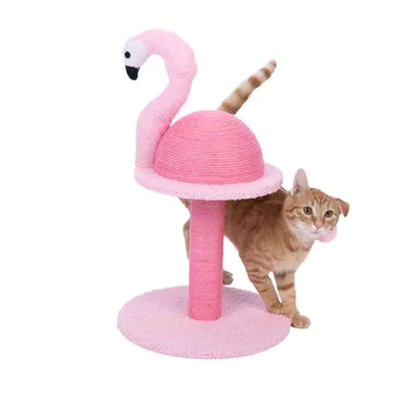 TIAKI Flamingo Scratching Tree - Pink