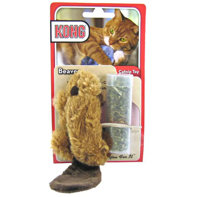 KONG Refillable Catnip Toy - Beaver