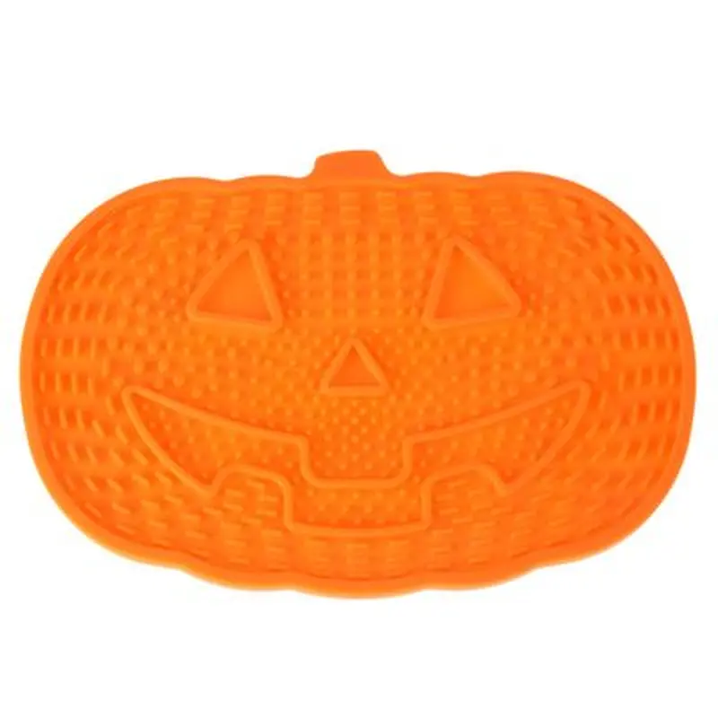 TIAKI Pumpkin Silicone Lick Mat - 23 x 16.5 x 1cm (L x W x H)