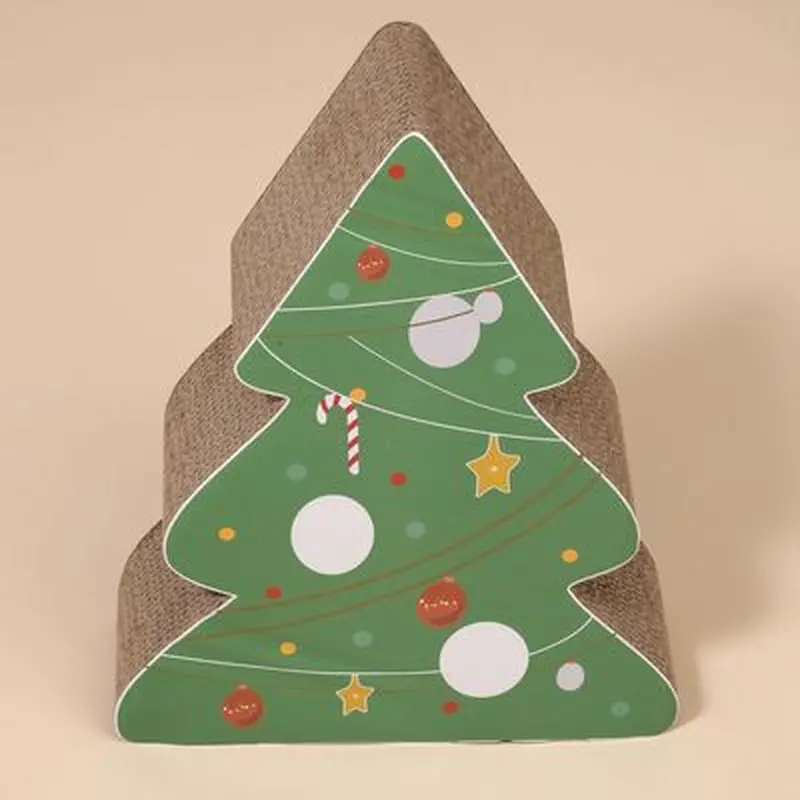 TIAKI Christmas Tree Scratching Board - 40 x 12 x 32 cm (L x W x H)