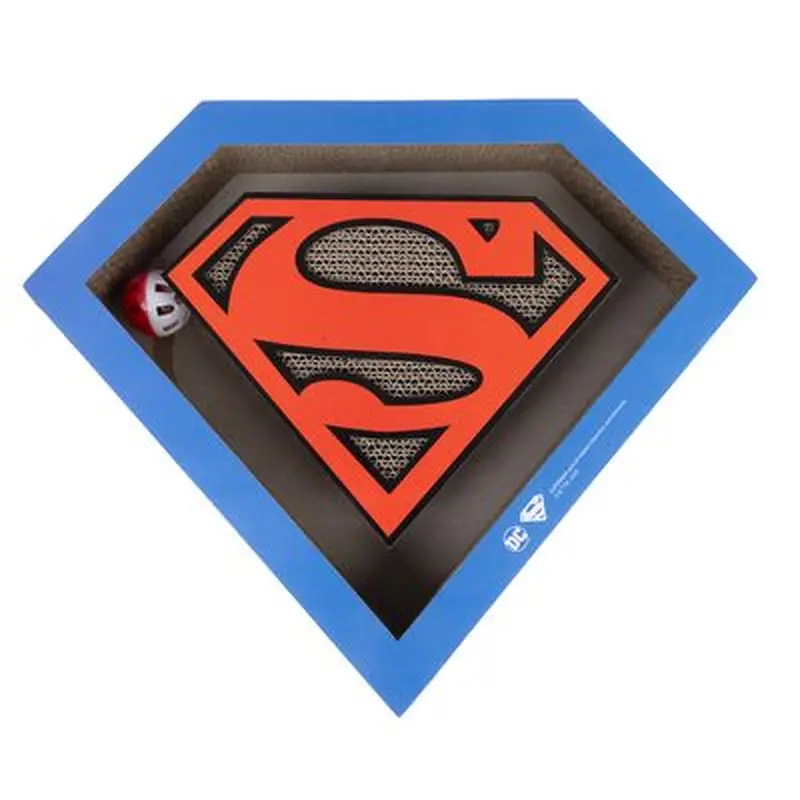 DC Superman Scratching Board with Ball Track - 40 x 33.2 x 5 cm (L x W x H)