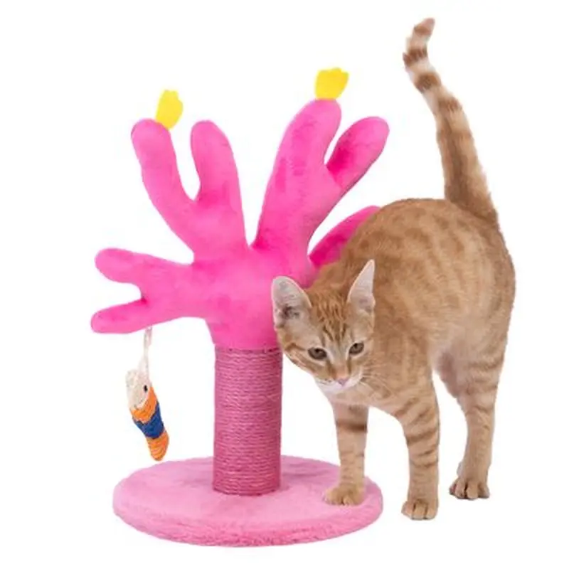 TIAKI Coral Cat Scratching Post - diameter 25.9 x (H) 45 cm