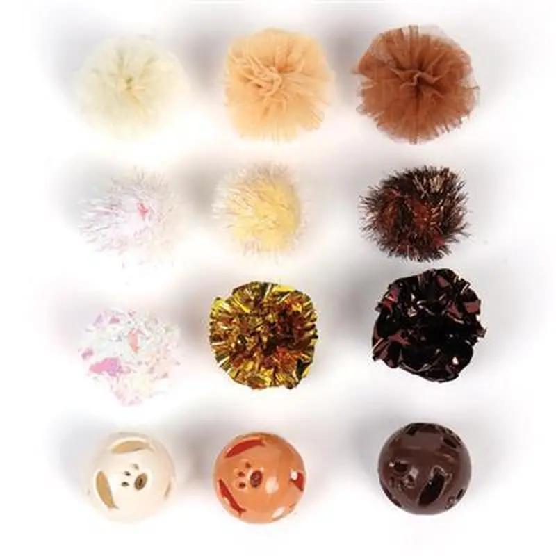 Pet Park Blvd Assorted Cat Ball Toy 12-Piece Pack