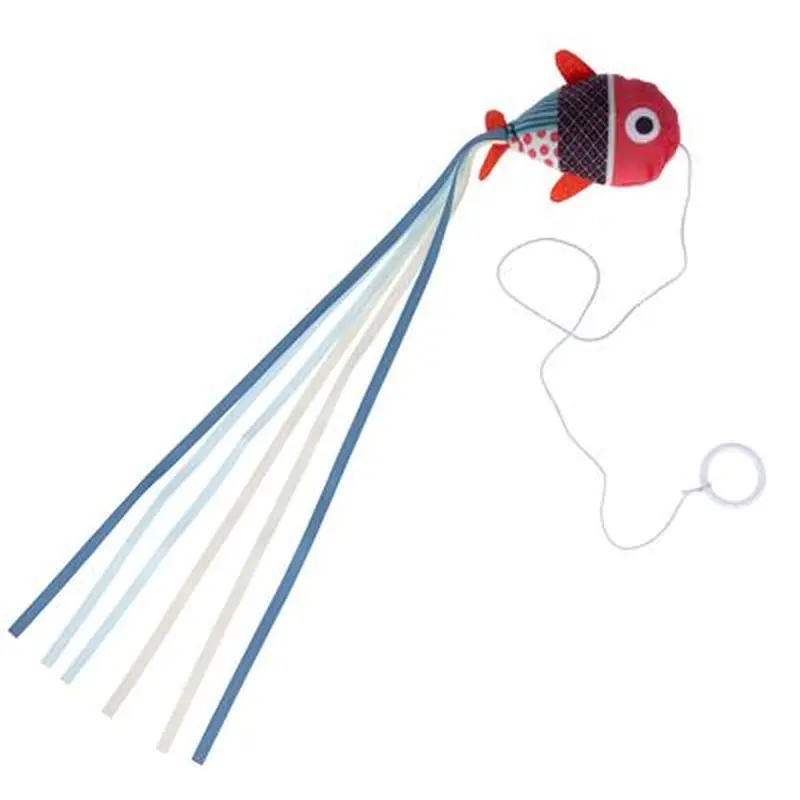 TIAKI Fish Cat Dangler Toy with Finger Ring - 1 Toy