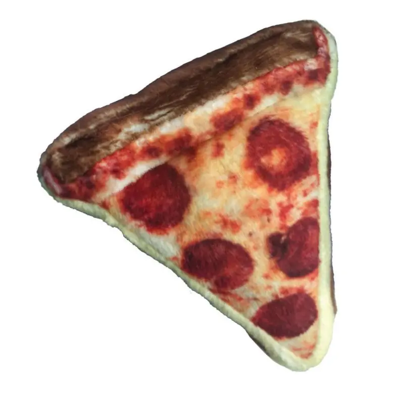 Huxley & Kent Kittybelles Plush Food Cat Toy - Pizza