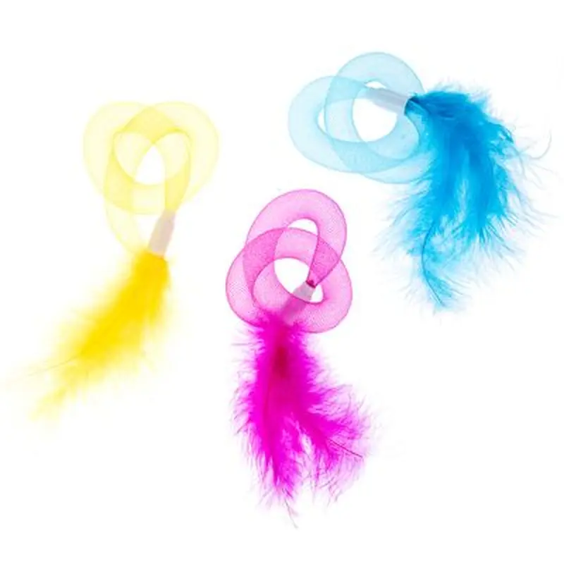 TIAKI Tubes with Feathers Cat Toy Set - Set of 3