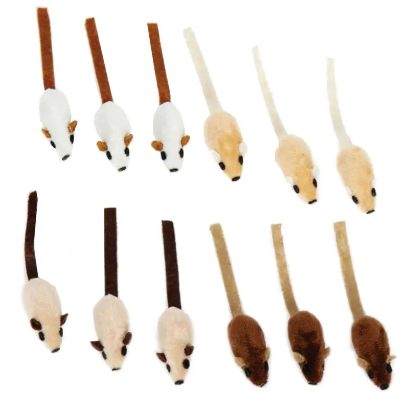 Pet Park Blvd Mouse Cat Toys - 12 Pack