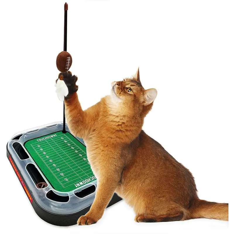 Kansas City Chiefs Football Field Cat Scratcher Toy
