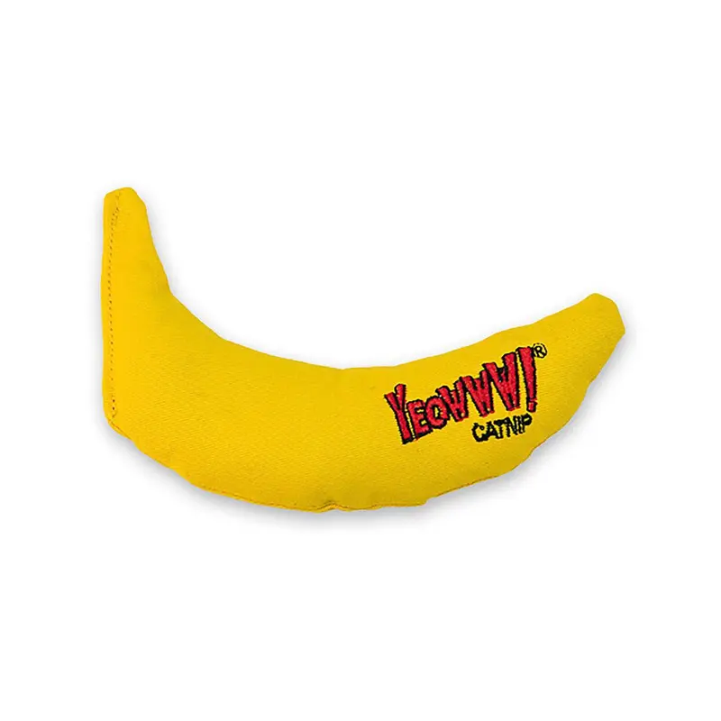 Yeowww! Catnip Cat Toy - Yellow Banana
