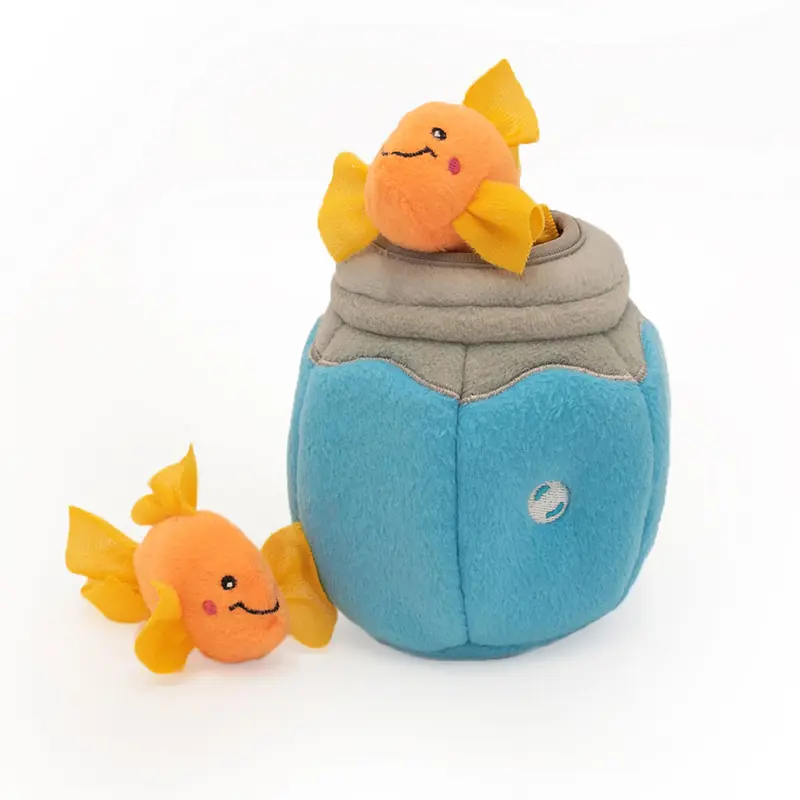 ZippyClaws Burrow Cat Toy - Fish in Bowl