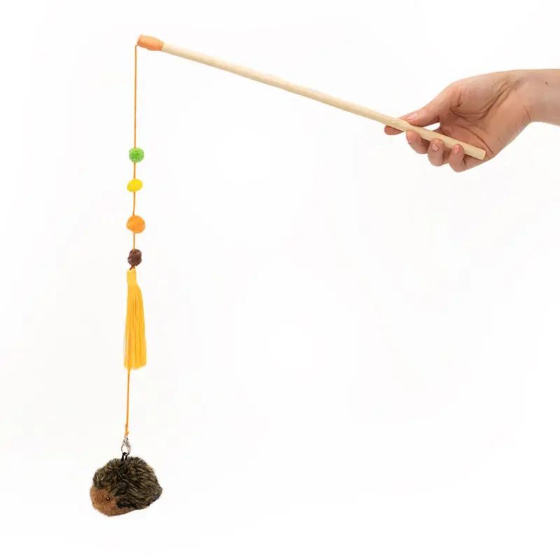 ZippyClaws ZippyStick Cat Toy - Hedgehog