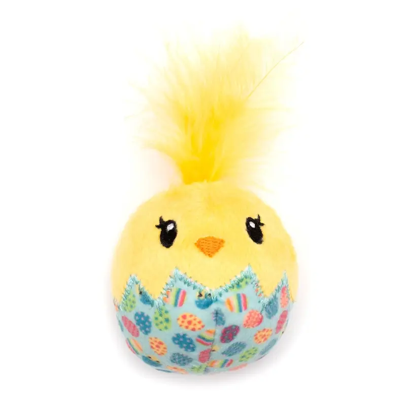 Worthy Dog Ball Cat Toy - Chick 