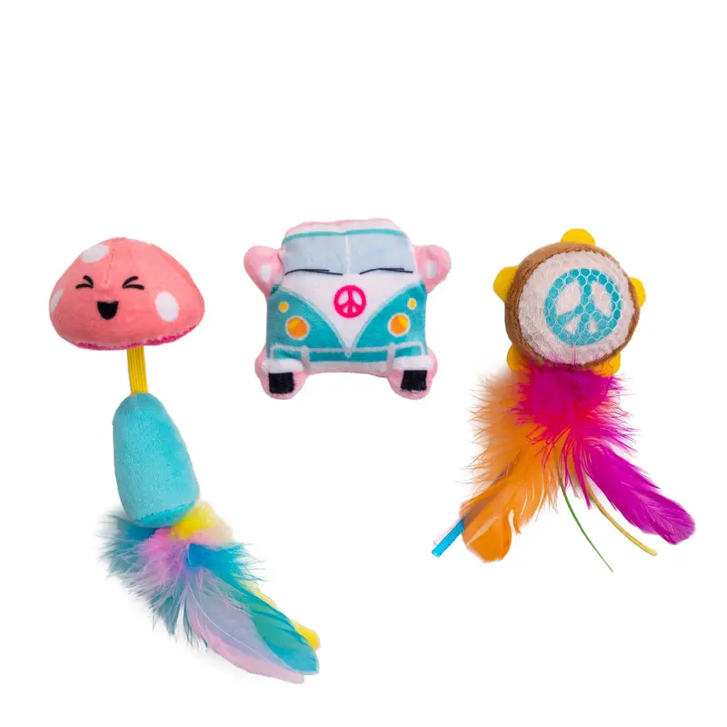 Catstages Festival Themed Catnip Cat Toy - 3 Pack