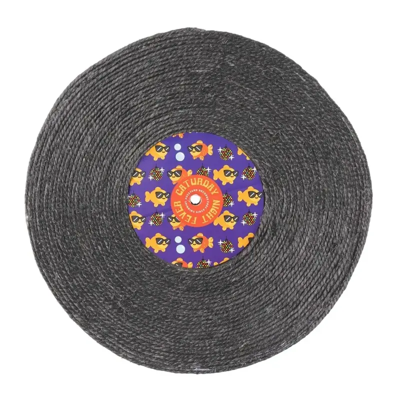 FuzzYard Record Cat Scratcher - Caturday Night Fever