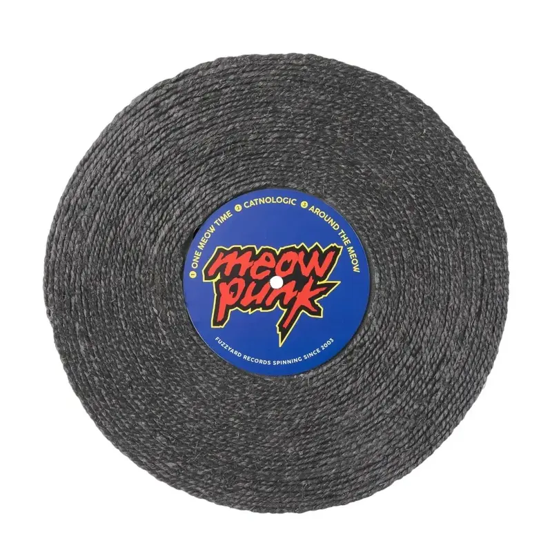 FuzzYard Record Cat Scratcher - Meow Punk